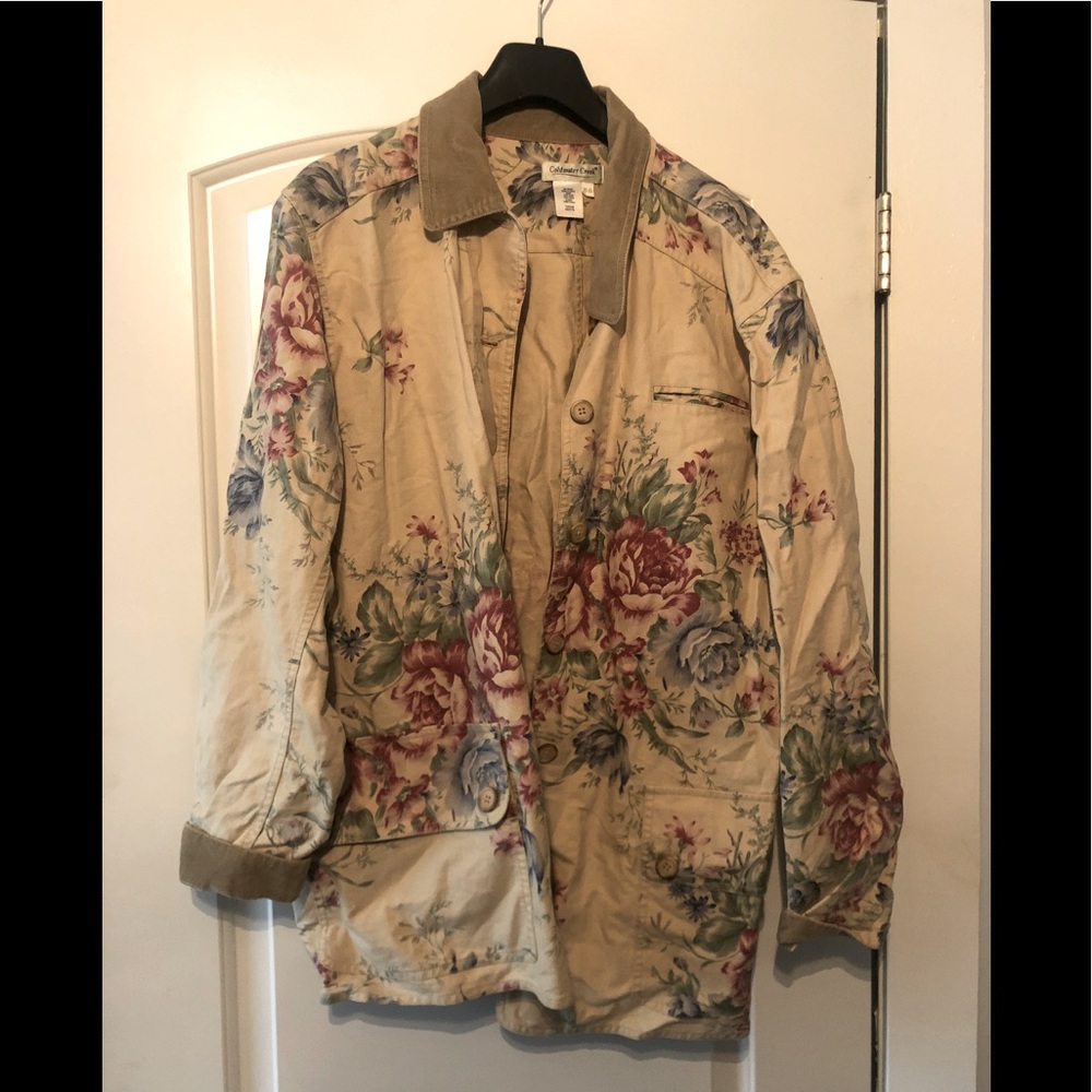 COLDWATER CREEK Floral Jacket